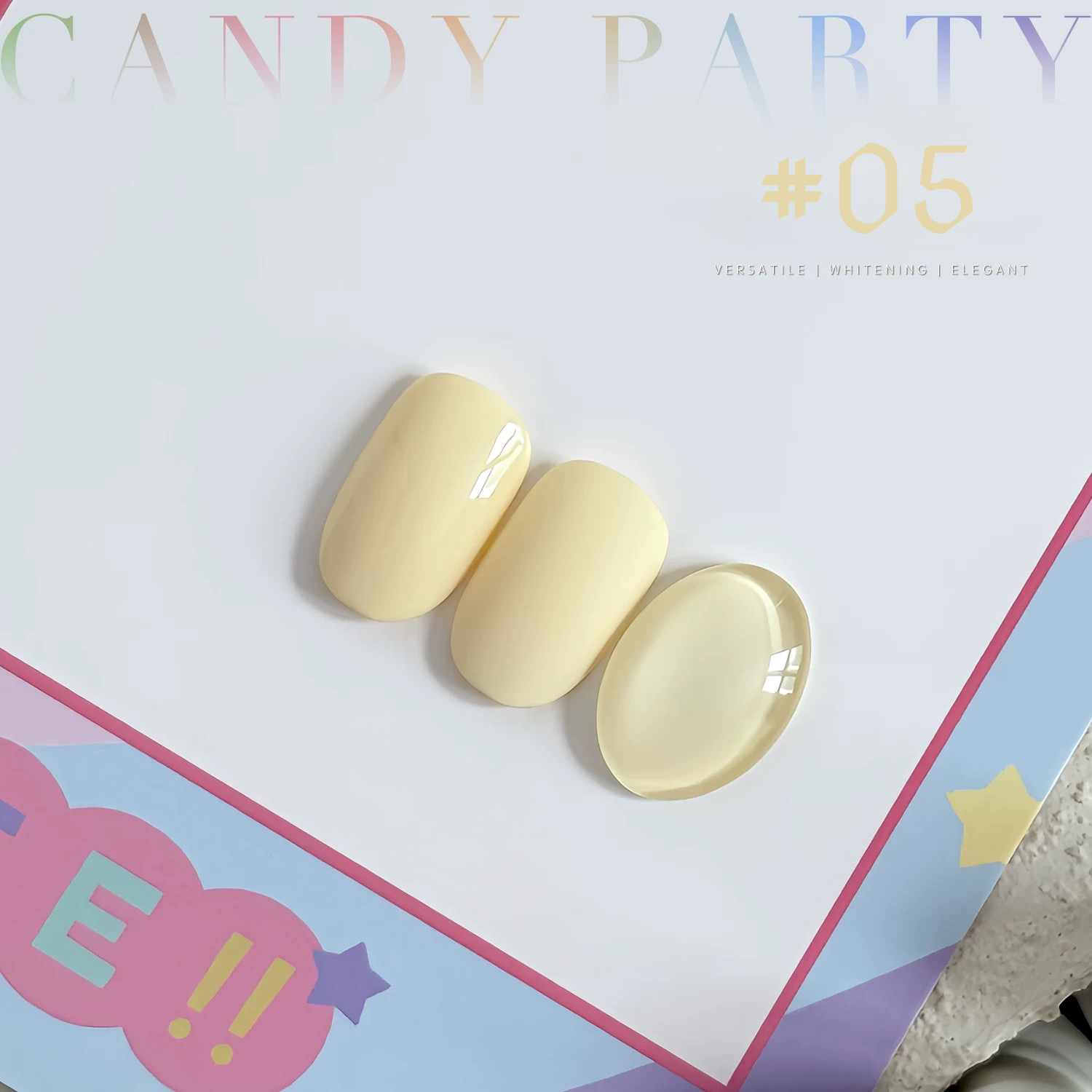 Nail Art Yellow - MIANEL 12ML Leuke Nagels Candy Nude