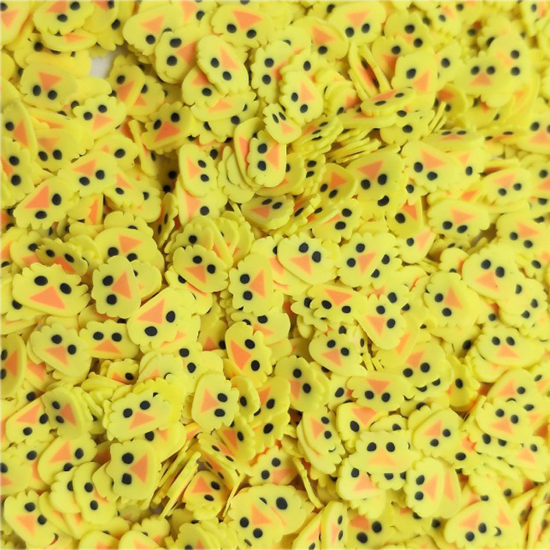 Nail Art Yellow - 50 G/partij Leuke Gele Eend Slices