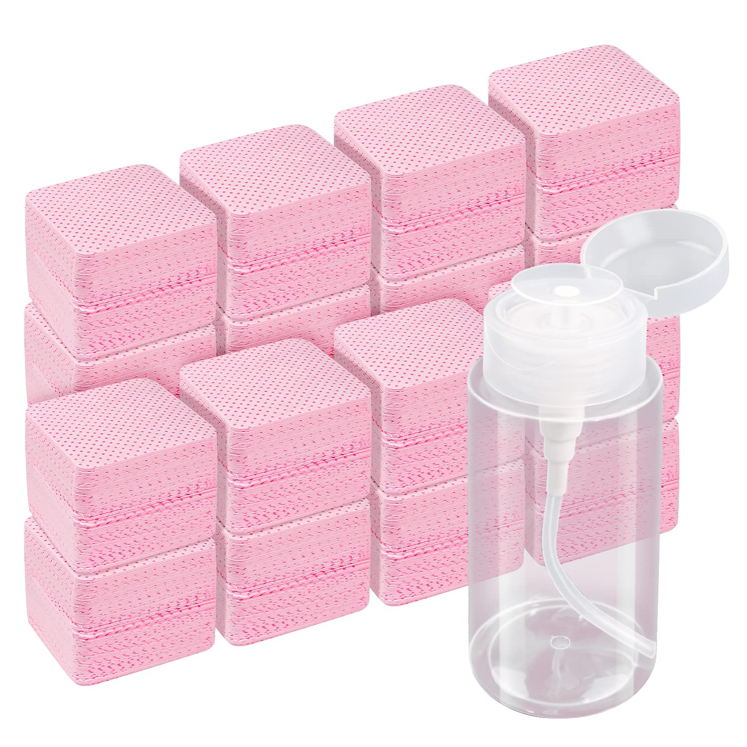 Nail Art Remover - 20/600 stuks pluisvrije nageldoekjes van non-woven
