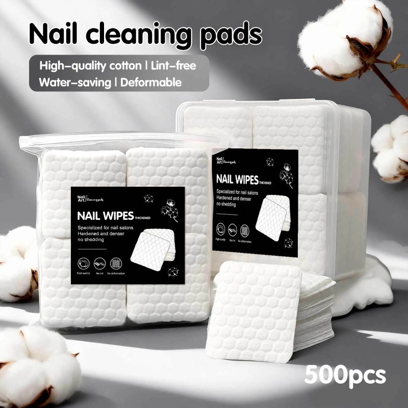 Nail Art Remover - 200/500 stuks pluisvrije nagellakremoverdoekjes, stevige duurzame