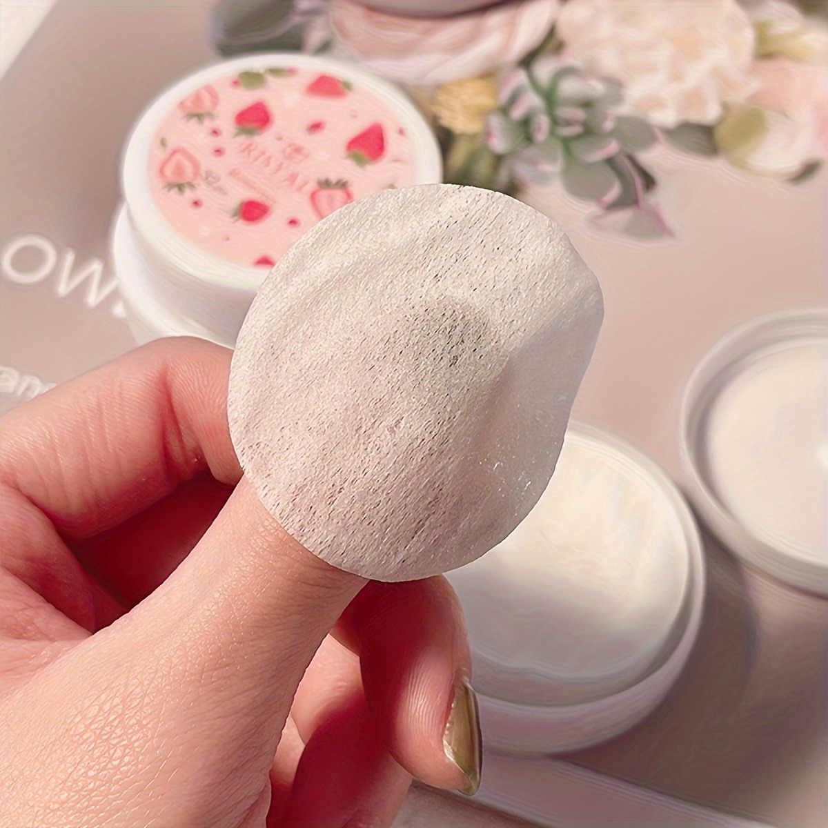 Nail Art Remover - 32 stks/doos Aardbei Nagellak Remover Pads,