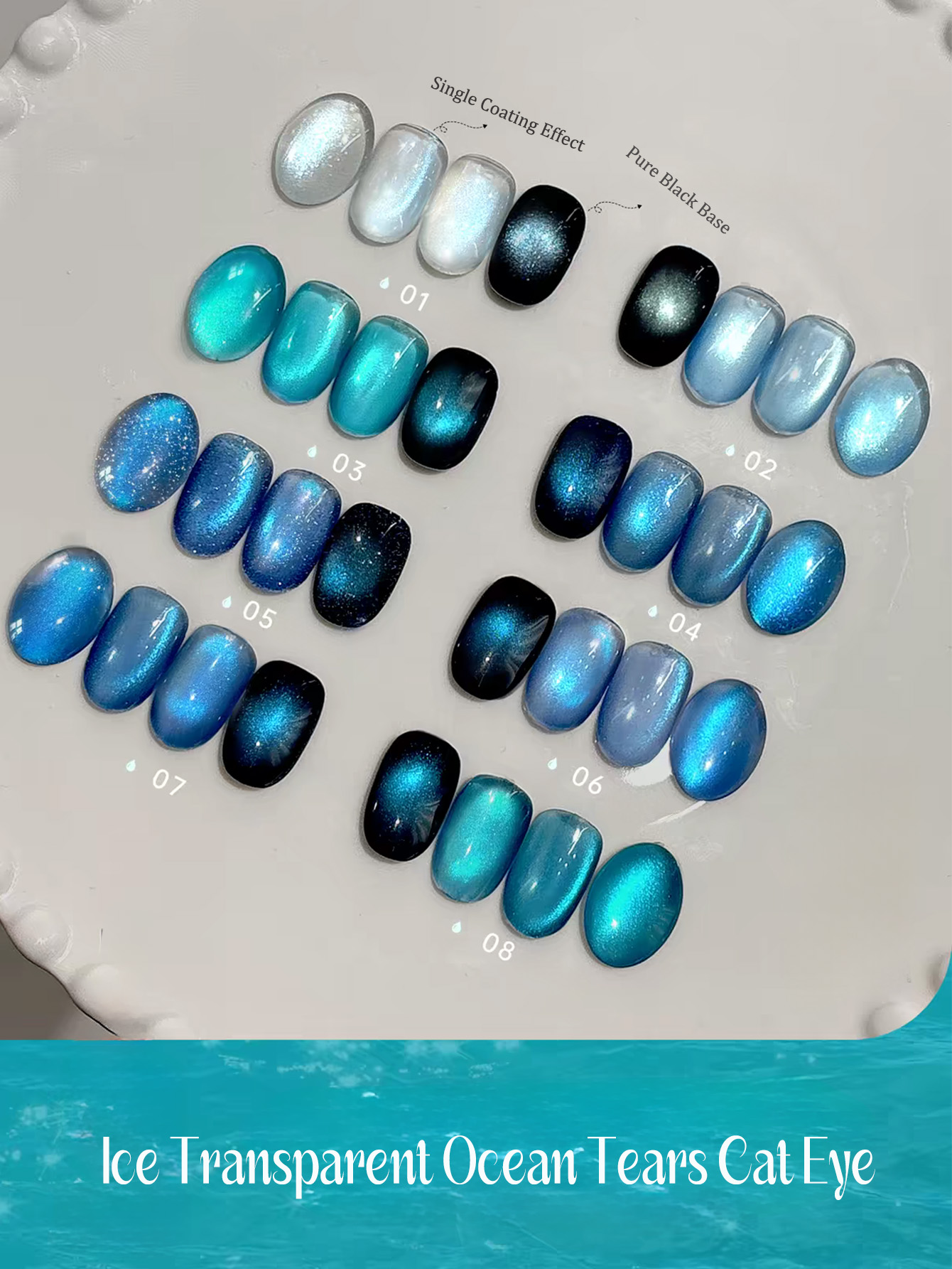1 stuk SHAKA IJsdoordringende  - Nail Art Ice Blue recensie en prijs