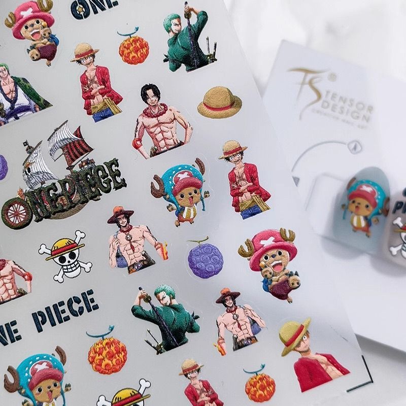 Nieuwe One Piece Monkey· D·Luf - Nail Art Zoro One Piece recensie en prijs