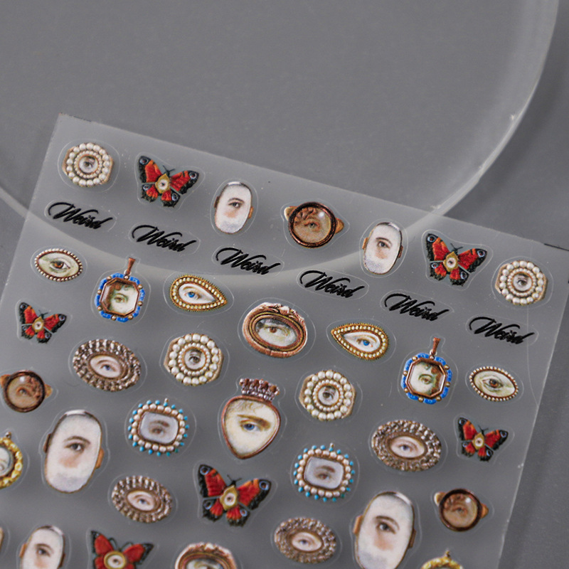 1pcs 5D Reliëf Halloween Gemen - Nail Art Xmas recensie en prijs