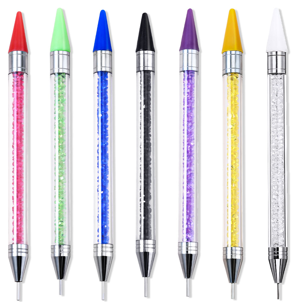 1Pc Dual Heads Punt Boor Pen A - Rhinestone Nail Gem recensie en prijs