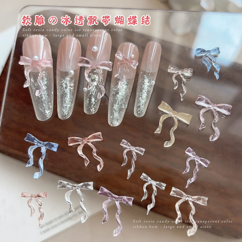 30 STKS Fairy Ice Transparant  - Nail Art Ice Blue recensie en prijs