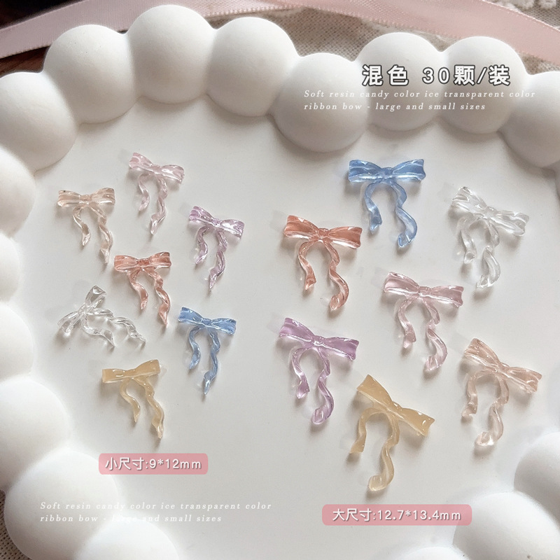 30 STKS Fairy Ice Transparant  - Nail Art Ice Blue recensie en prijs