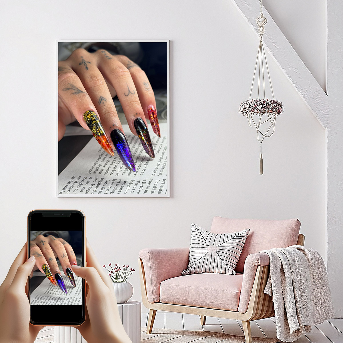 aangepaste foto 1pcs HD-print  - Nail Art Painting recensie en prijs