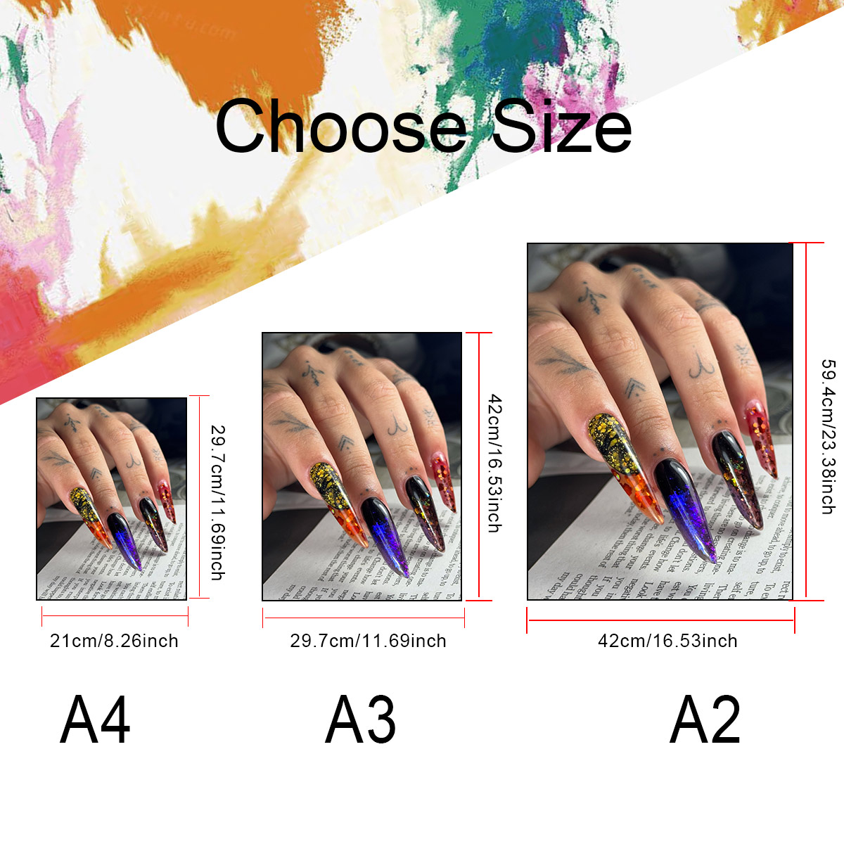aangepaste foto 1pcs HD-print  - Nail Art Painting recensie en prijs