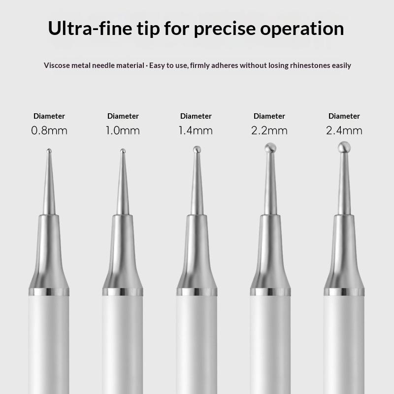 5 stuks Dual-ended Rhinestone  - Rhinestone Nail Gem recensie en prijs