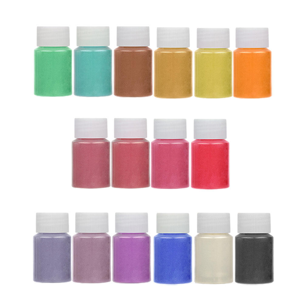 16 kleuren parelmoer pigmentpo - Nail Art Painting recensie en prijs