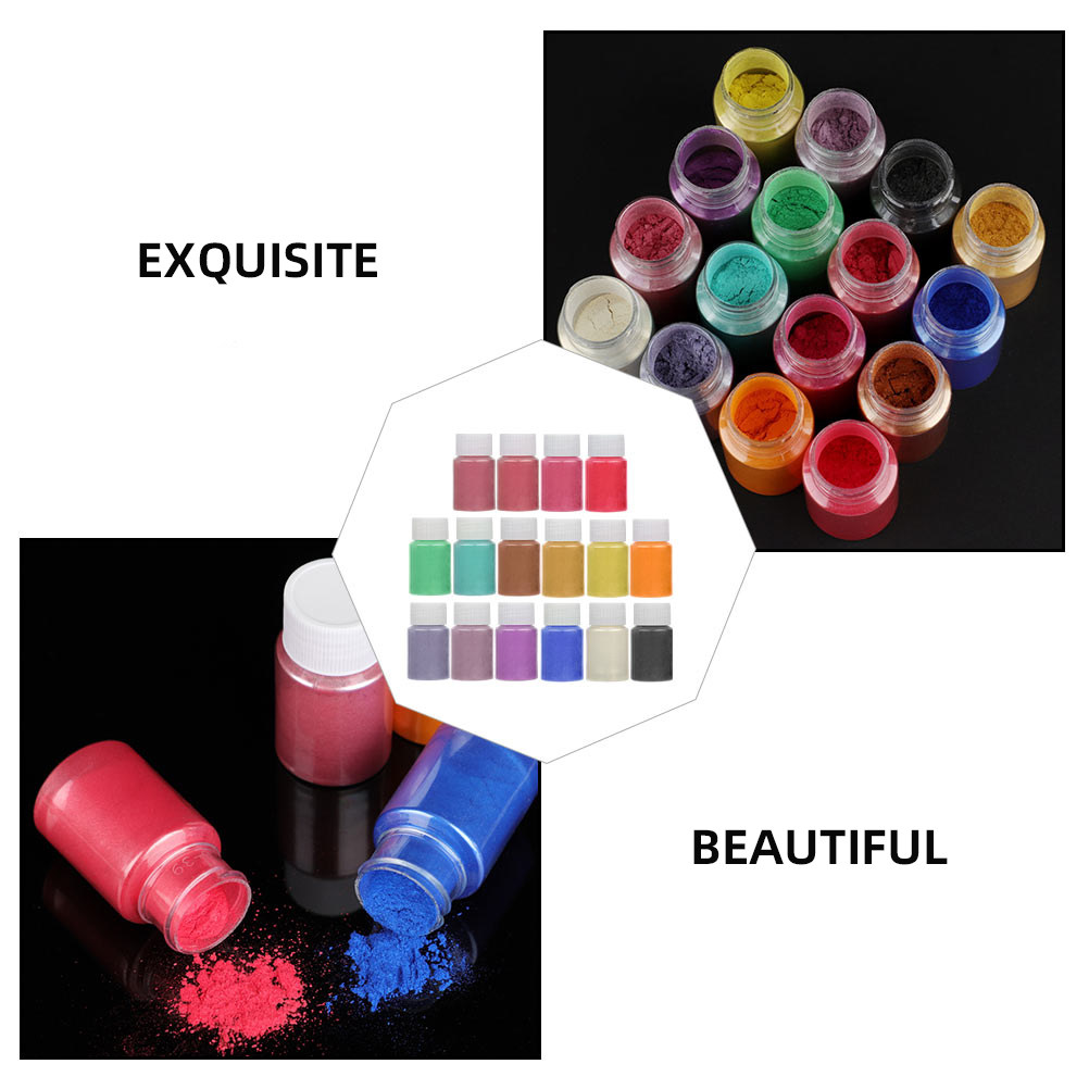 16 kleuren parelmoer pigmentpo - Nail Art Painting recensie en prijs
