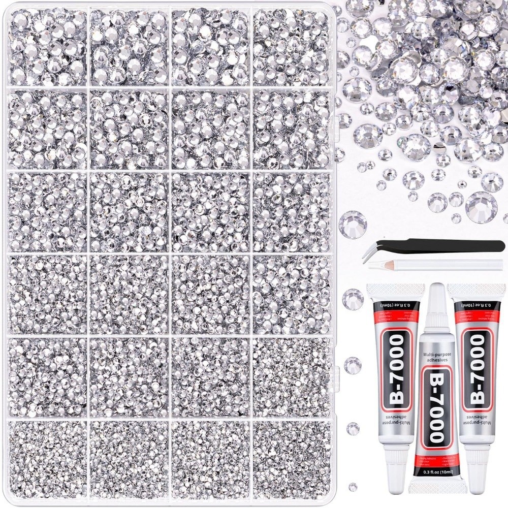 Multicolor hars strass steentj - Rhinestone Nail Gem recensie en prijs