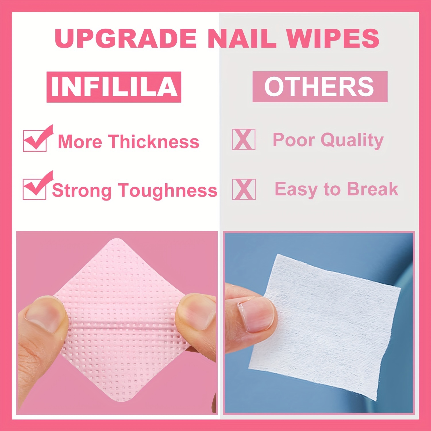 20/600 Stuks Niet-pluizende Na - Nail Art Remover recensie en prijs