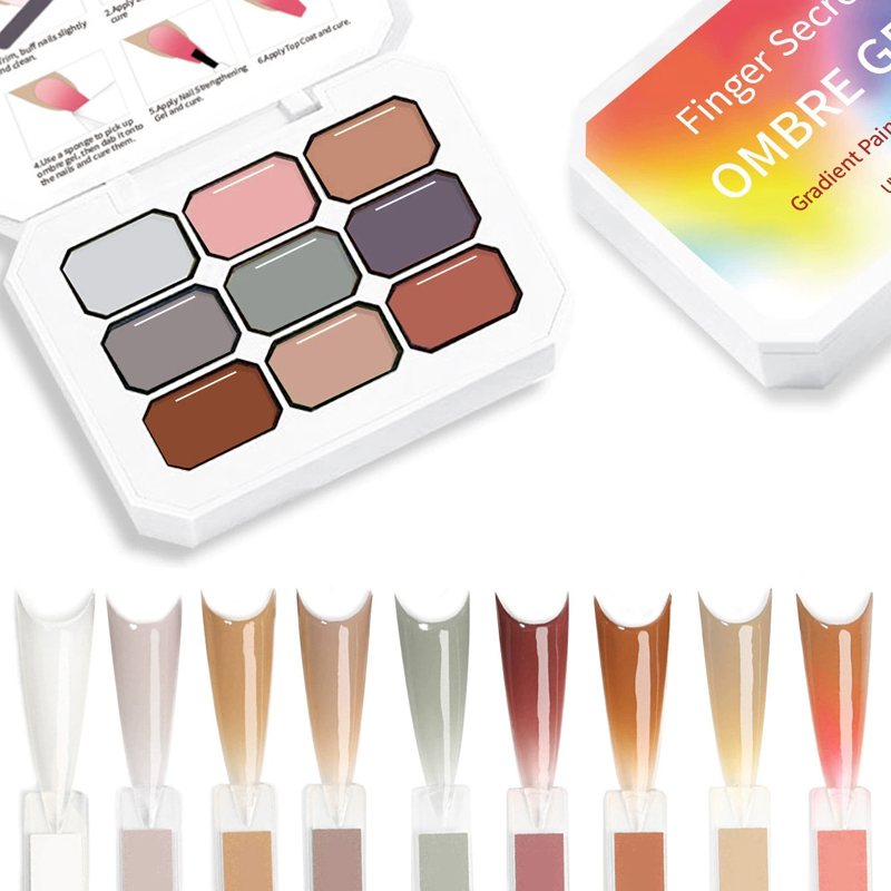 9 Kleuren Verloop Gel Nagellak - Nail Art Painting recensie en prijs