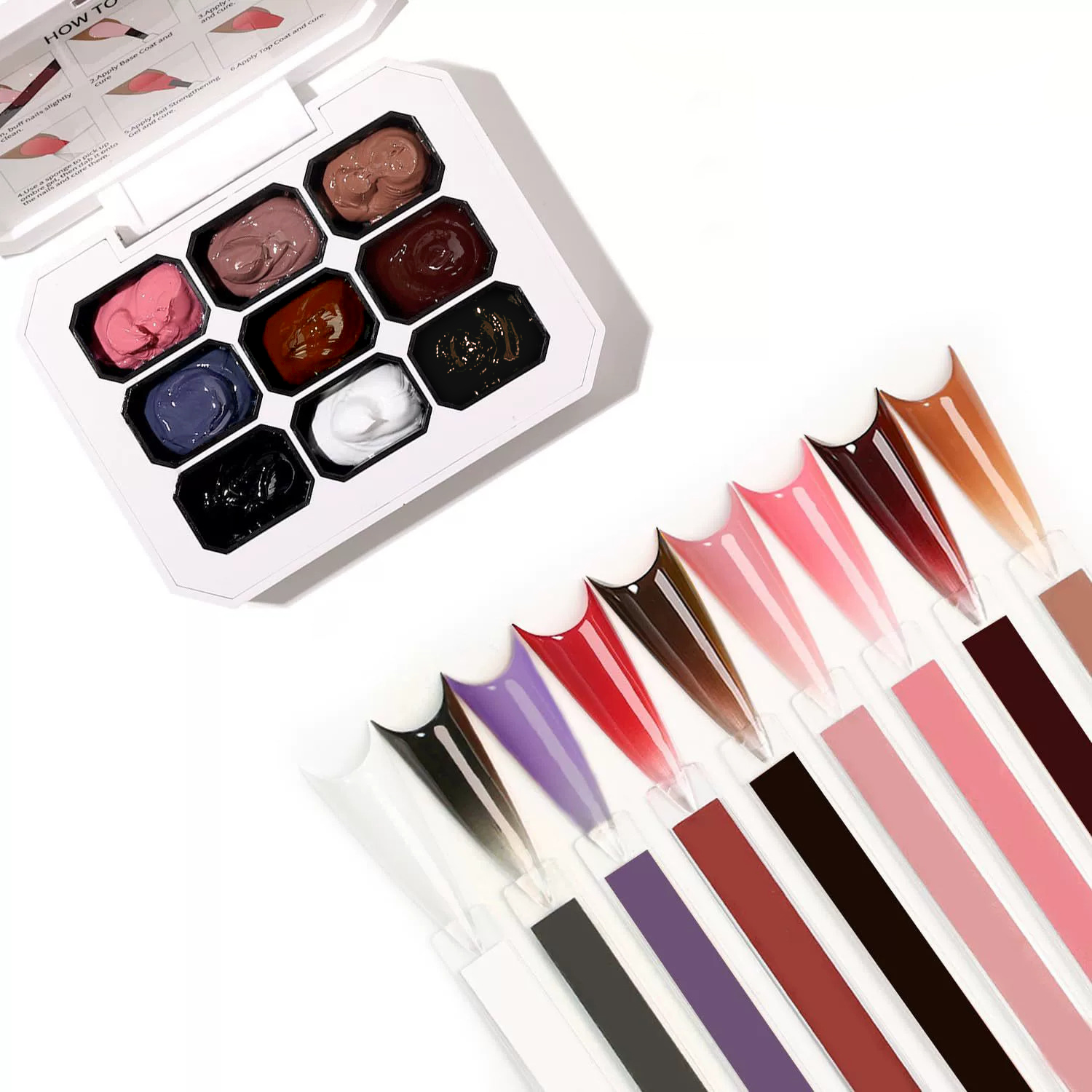 9 Kleuren Verloop Gel Nagellak - Nail Art Painting recensie en prijs