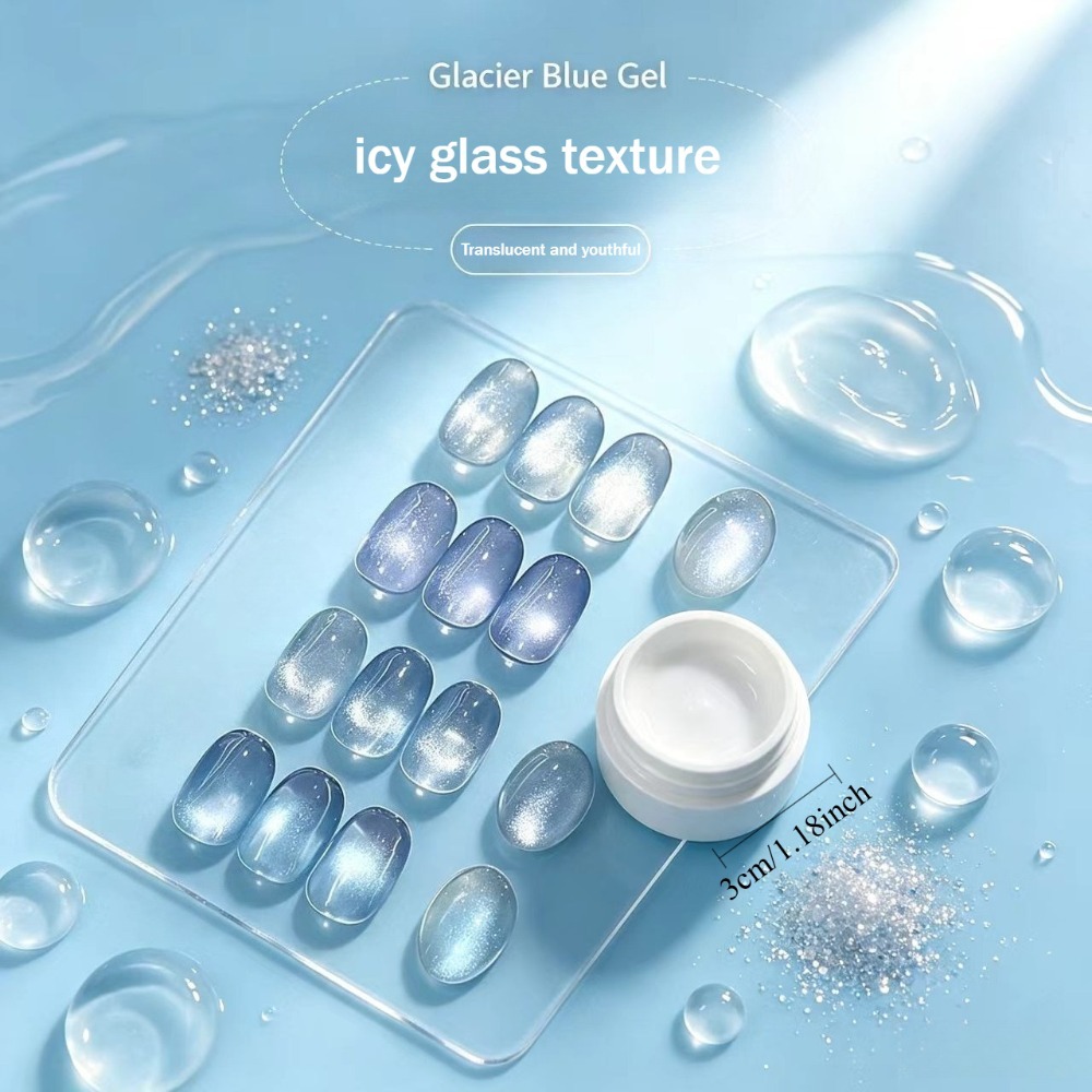 Cadeau Magneetstick + Kwast Gl - Nail Art Ice Blue recensie en prijs
