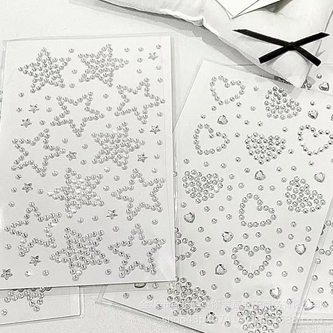 Zilveren Ster Hart Strass Stic - Rhinestone Nail Gem recensie en prijs