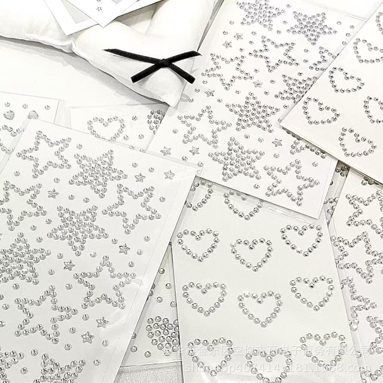 Zilveren Ster Hart Strass Stic - Rhinestone Nail Gem recensie en prijs