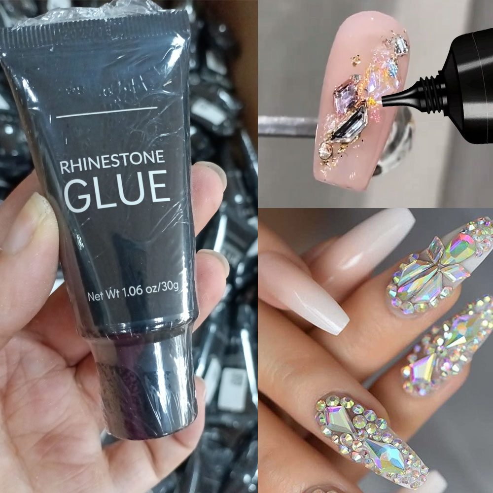 30g nagel strass lijm voor nag - Rhinestone Nail Gem recensie en prijs