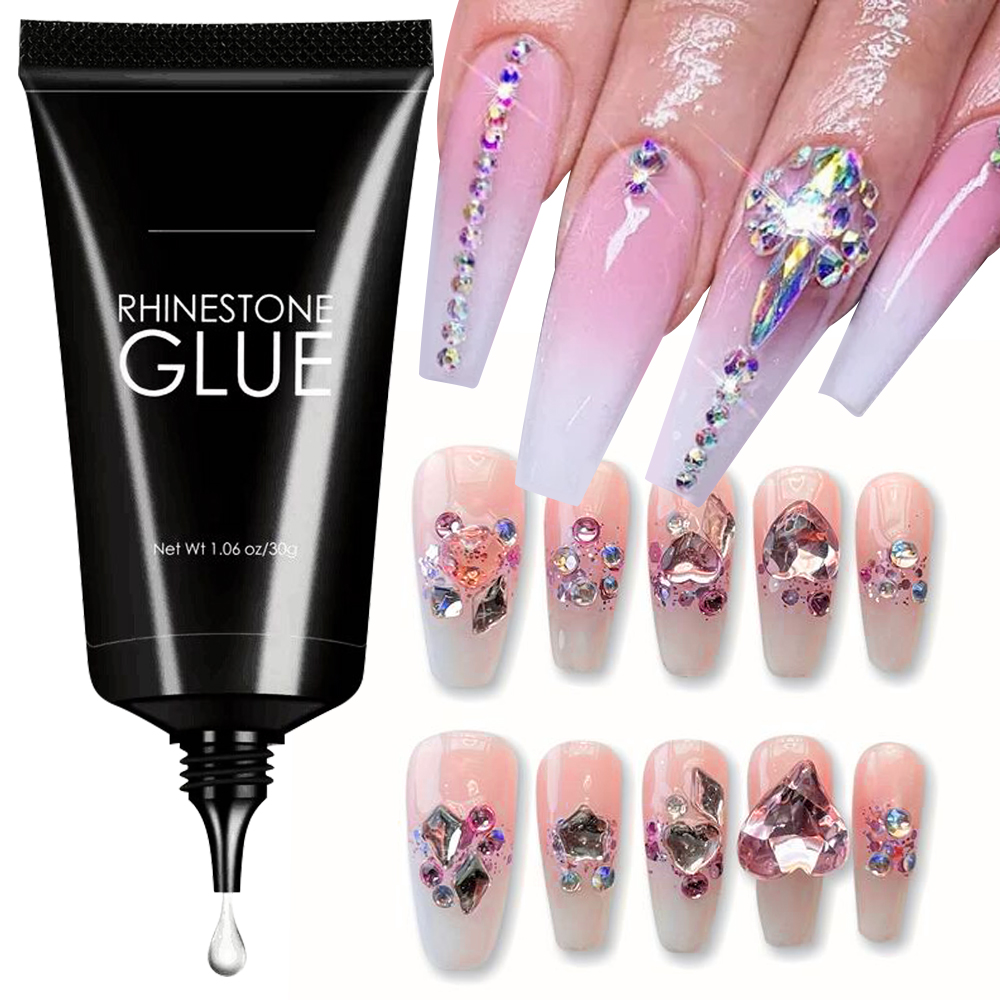 30g nagel strass lijm voor nag - Rhinestone Nail Gem recensie en prijs