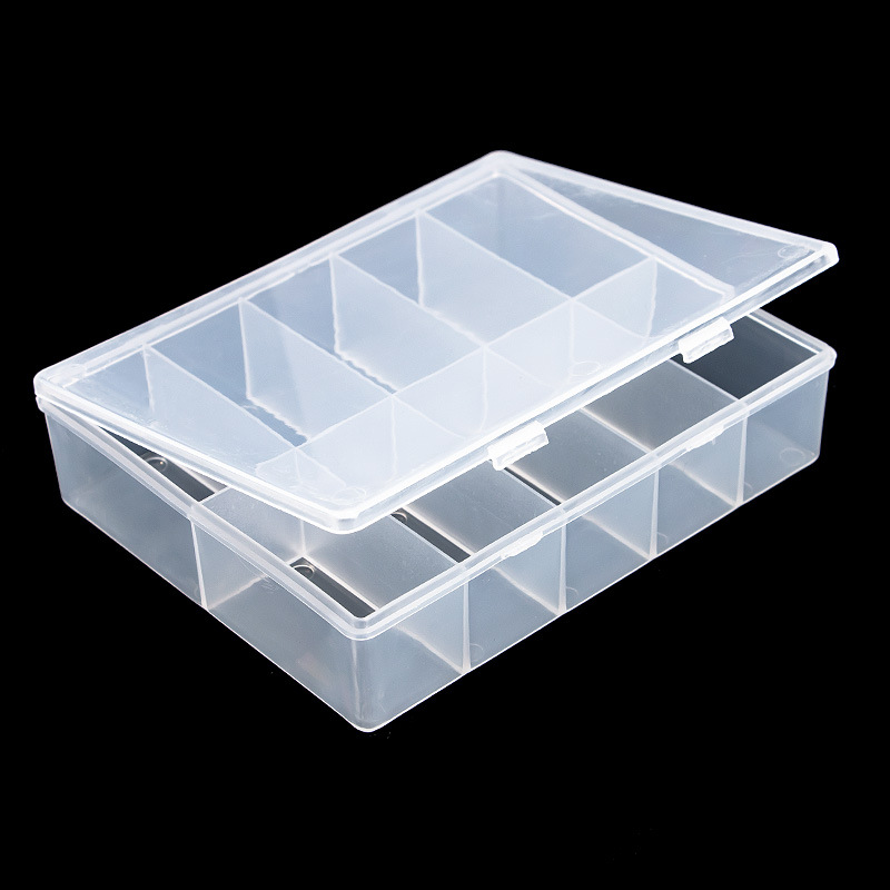 10 Grids Lege Clear Opbergdoos - Rhinestone Nail Gem recensie en prijs