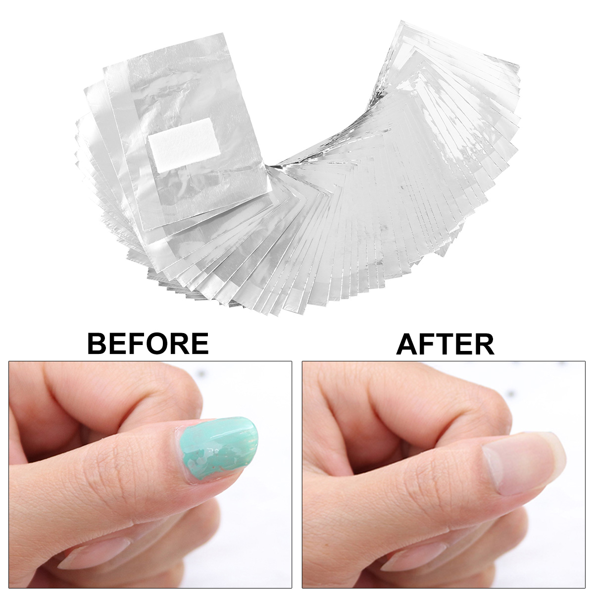 500/1000 Stuks Aluminiumfolie  - Nail Art Remover recensie en prijs