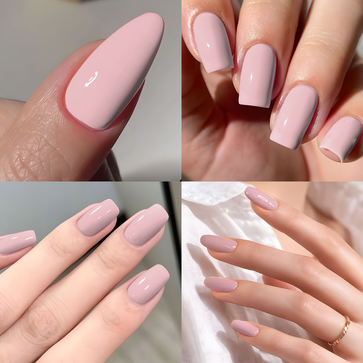 VOKY vierdelige nude roze crèm - Nail Art Yellow recensie en prijs