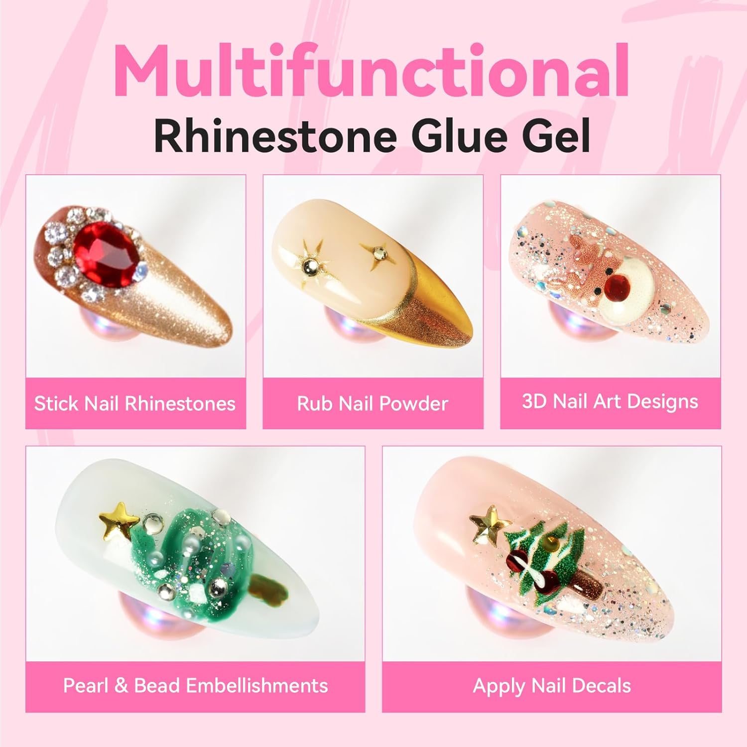 4 stuks Makartt nagel strassli - Rhinestone Nail Gem recensie en prijs
